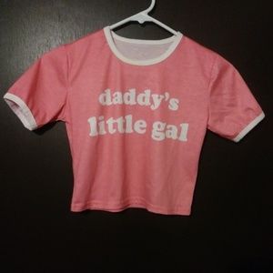 Daddys crop top